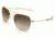 Randolph Aviator 23K Gold Frame, Tan Gradient Nylon Lens, 23K Gold Frame, 58MM AF81604-NY