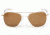 Randolph Aviator 23K Gold Frame, Tan PC Lens, 23K Gold Frame, 52MM AF21612-PC