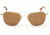 Randolph Aviator 23K Gold Frame, Tan Polarized Glass Lens, 23K Gold Frame, 55MM AF51432