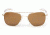 Randolph Aviator 23K Gold Frame, Tan Polarized Glass Lens, 23K Gold Frame, 58MM AF81632
