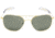 Randolph Aviator Sunglasses, Gold 23K Frame, Agx Lens, AF009