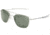 Randolph Aviator Sunglasses, Matte Chrome Frame, Agx Lens, AF036
