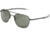 Randolph Aviator Sunglasses, Matte Black Frame, Agx Lens, AF066