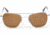 Randolph Aviator Sunglasses, Bright Chrome Frame, Tan Lens, AF072