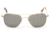 Randolph Aviator Sunglasses, Gold 23K Frame, Gray Lens, AF100