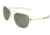 Randolph Aviator Sunglasses, Gold 23K Frame, Agx Lens, AF106