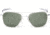 Randolph Aviator Sunglasses, Matte Chrome Frame, Agx Lens, AF136