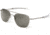 Randolph Aviator Sunglasses, Gun Metal Frame, Gray Lens, AF148
