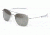 Randolph Aviator Bright Chrome Frame, Gray Flash Mirror Glass Lens, Bright Chrome Frame, 55MM AF53663