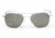 Randolph Aviator Bright Chrome Frame, Gray Polarized Glass Lens, Bright Chrome Frame, 55MM AF53634