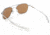 Randolph Aviator Bright Chrome Frame, Tan Polarized Glass Lens, Bright Chrome Frame, 55MM AF53632