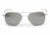 Randolph Aviator Gun Metal Frame, Gray Flash Mirror Glass Lens, Gun Metal Frame, 58MM AF8R663