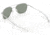 Randolph Aviator Matte Chrome Frame, Agx Polarized PC Lens, Matte Chrome Frame, 55MM AF54633-PC