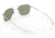 Randolph Aviator Matte Chrome Frame, Gray PC Lens, Matte Chrome Frame, 58MM AF84641