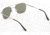 Randolph Aviator Matte Chrome Frame, Gray Polarized Glass Lens, Matte Chrome Frame, 55MM AF54434