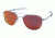 Randolph Aviator Matte Chrome Frame, Orange Flash PC Lens, Matte Chrome Frame, 55MM AF54669-PC