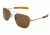 Randolph Aviator Progressive Prescription Sunglasses, Rose Gold Satin Frame, Polarized, AF5Z632PR