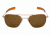 Randolph Aviator Progressive Prescription Sunglasses, Rose Gold Satin Frame, Polarized, AF8Z632PR