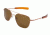 Randolph Aviator Progressive Prescription Sunglasses, Rose Gold Satin Frame, Polarized, AF8Z632PR
