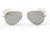 Randolph Concorde 23K Gold Frame, Gray Flash Mirror Glass Lens, 23K Gold Frame, 61MM CR11663