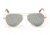 Randolph Concorde 23K Gold Frame, Gray Flash Mirror Glass Lens, 23K Gold Frame, 57MM CR71463