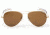Randolph Concorde 23K Gold Frame, Tan Polarized Glass Lens, 23K Gold Frame, 57MM CR71632