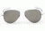 Randolph Concorde Bright Chrome Frame, Gray Polarized Glass Lens, Bright Chrome Frame, 57MM CR73634