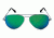Randolph Concorde Matte Chrome Frame, Green Flash PC Lens, Matte Chrome Frame, 61MM CR14467-PC