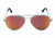 Randolph Concorde Matte Chrome Frame, Orange Flash PC Lens, Matte Chrome Frame, 61MM CR14469-PC