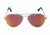 Randolph Concorde Matte Chrome Frame, Orange Flash PC Lens, Matte Chrome Frame, 57MM CR74469-PC