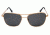Randolph Corsair Almond Gold Frame, Gray Polarized PC Lens, Almond Gold Frame, 58MM CS8A434-PC