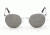 Randolph P-3 Bright Chrome Frame, Gray Glass Lens, Bright Chrome Frame, 49/23MM P3P3411