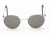 Randolph P-3 Bright Chrome Frame, Gray Glass Lens, Bright Chrome Frame, 49/23MM P3P3711