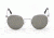Randolph P-3 Bright Chrome Frame, Gray Polarized Glass Lens, Bright Chrome Frame, 49/23MM P3P3434