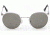 Randolph P-3 Bright Chrome Frame, Gray Polarized PC Lens, Bright Chrome Frame, 49/23MM P3P3434-PC