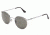 Randolph P-3 Bright Chrome Frame, Gray Polarized PC Lens, Bright Chrome Frame, 49/23MM P3P3434-PC
