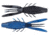 Rapala CrushCity Bronco Bug, 6 Pack, Black N Blue, 4in, CCBRB4BKNB