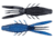 Rapala CrushCity Bronco Bug, 6 Pack, Black N Blue, 4in, CCBRB4BKNB