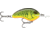 Rapala OG Deep Tiny 07 5/16 oz, 7' Depth, Two #5 Treble Hooks, Chartreuse Rootbeer Crawdad, OGT07CRTBC