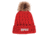 Rapala Pom Beanie - Womens, Foxy Red, RAPBEANIEL3