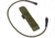 Raptor Tactical Athena - Antenna Relocation Kit, Ranger Green, Small, RT-ATHENAKIT-RG-S