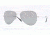 Ray-Ban AVIATOR FLAT METAL RB3513 Progressive Prescription Sunglasses RB3513-154-6G-58 - Lens Diameter 58 mm, Frame Color Demi Gloss Sandblast Silver