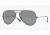 Ray-Ban AVIATOR FULL COLOR RB3025JM Sunglasses 002-55 - Black Frame, Crystal Green Lenses