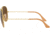 Ray-Ban Aviator Large Metal RB3025 Sunglasses, Matte Gold Frame, Polar Brown Lenses, RB3025 112/M2-55