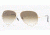 Ray-Ban RB3025 Aviator Large Metal Prescription Sunglasses, Lens Diameter 55 mm, Frame Color Arista, 001-51-5514