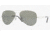 Ray-Ban RB3025 Aviator Large Metal Prescription Sunglasses, Lens Diameter 55 mm, Frame Color Silver, 003-58-5514