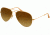 Ray-Ban Aviator Large Metal Sunglasses RB3025 112/85-5514 - Matte Gold Frame, Brown Gradient Lenses