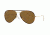Ray-Ban Aviator RB3025JM Sunglasses 001/57-58 - Arista Frame, Crystal Brown Polar Lenses