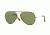 Ray-Ban Aviator RB3025JM Sunglasses 168/4E-58 - Gold Frame, Green Lenses