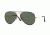 Ray-Ban Aviator RB3025JM Sunglasses 172-55 - Gold Frame, Green Lenses